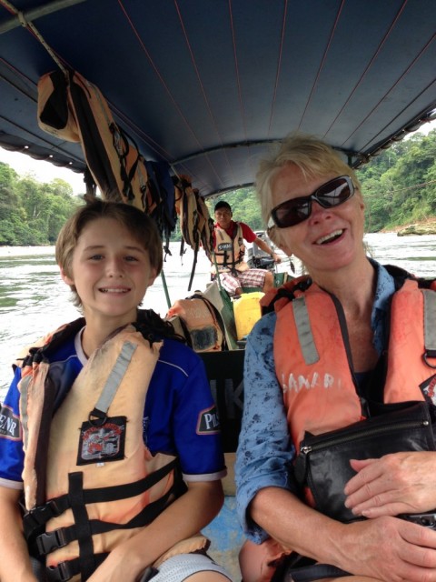 Boating on the Amazon